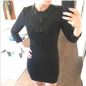Armani Exchange black dress